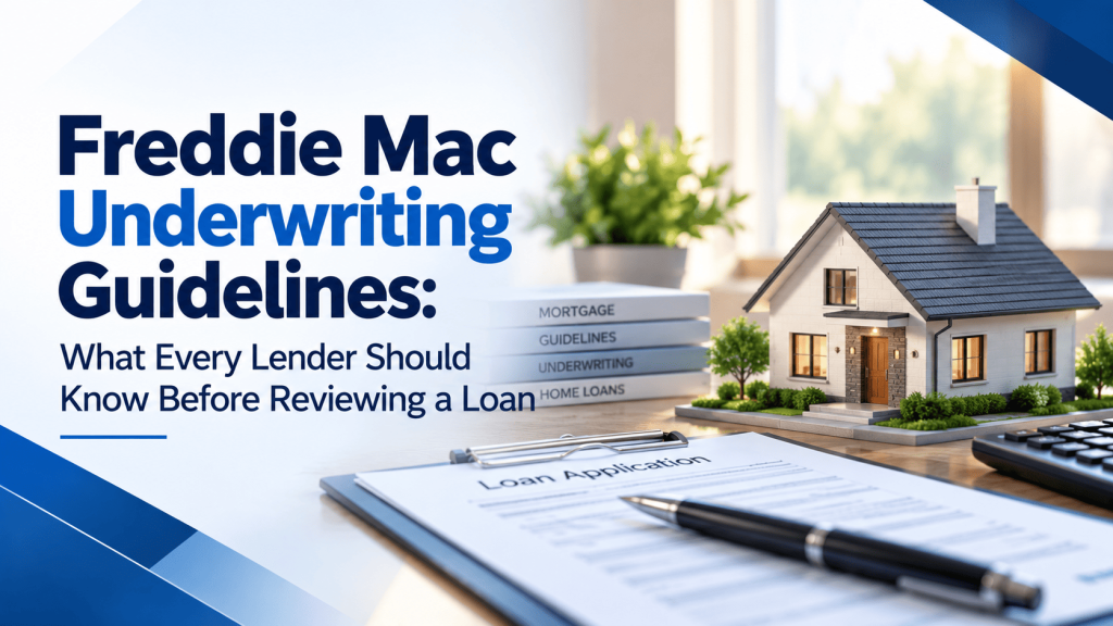 freddie mac underwriting guidelines